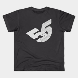 Isometric Number, Number Five Kids T-Shirt